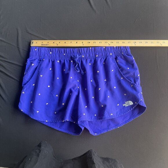 The North Face Class V Mini Shorts Womens Large Flashdry Nylon Casual Floral - Picture 9 of 12